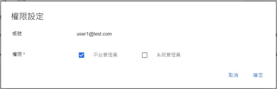 Edit admin permission