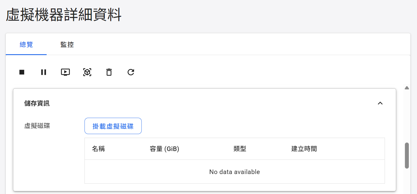 Attach virtual volume