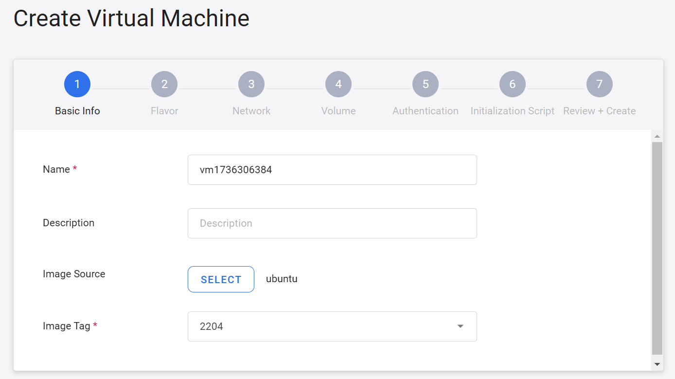 Create VM