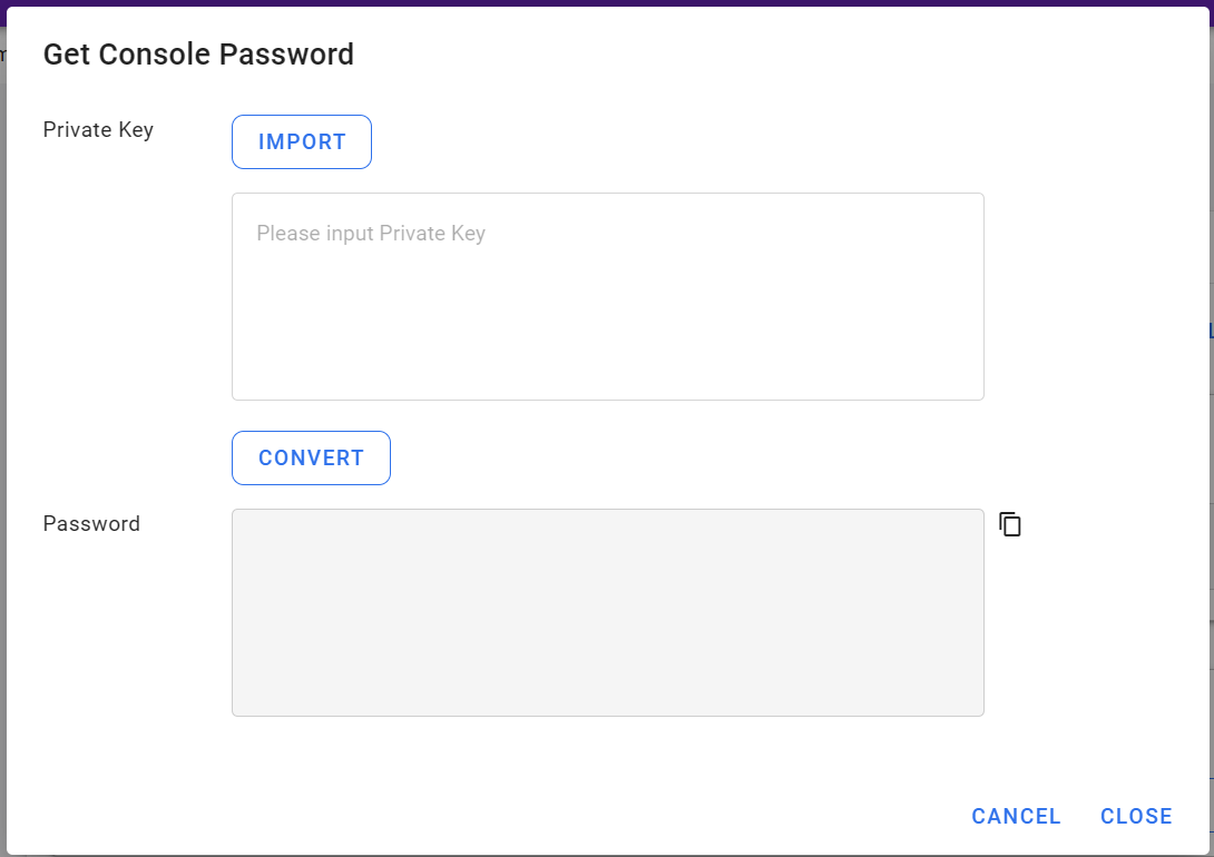 VM get password