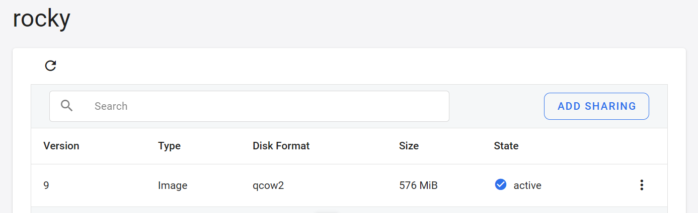 Manage VM image version